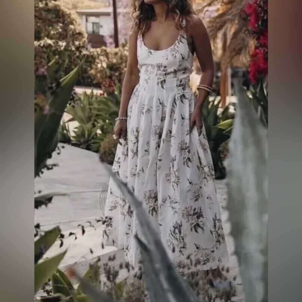 Floral Midi Dress H&M x Brock Collection